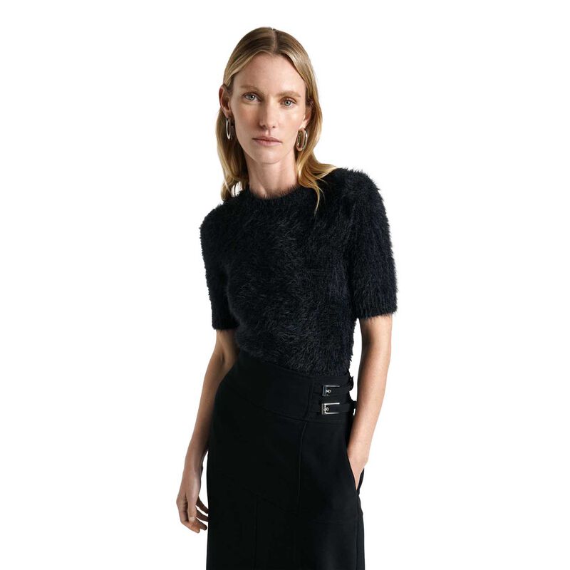 Cue Fluffy Short Sleeve Knit image number 7